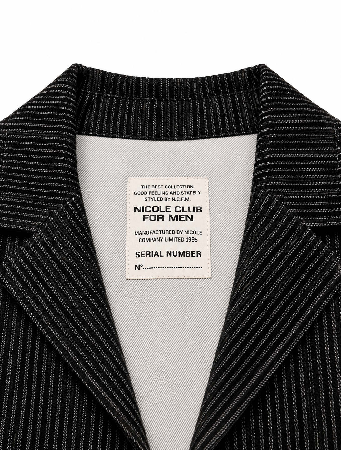 Nicole Club Homme Vertical Pleat Tailored Blazer
