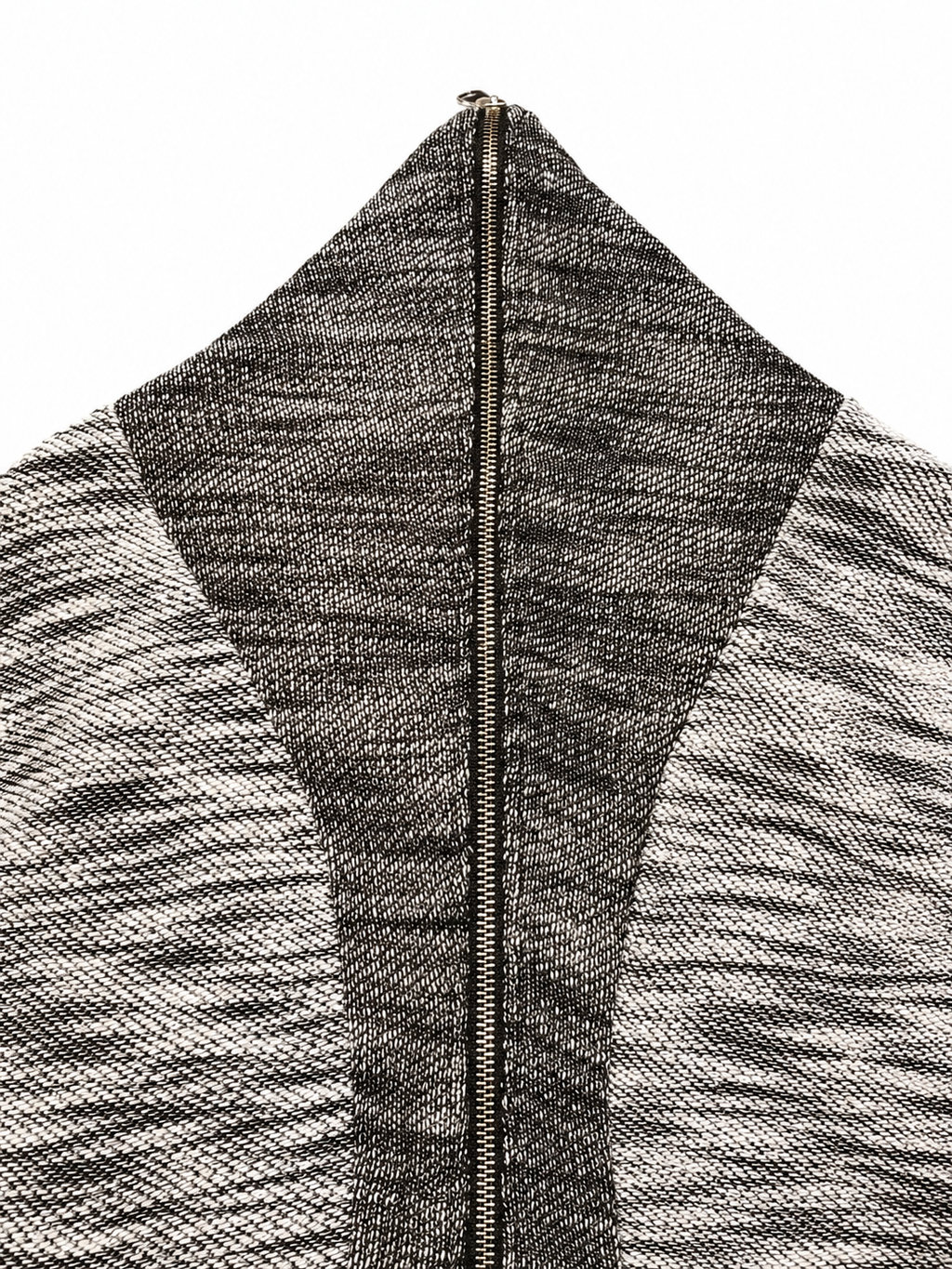 In The Attic Vintage Marled Hooded Zip Outerwear
