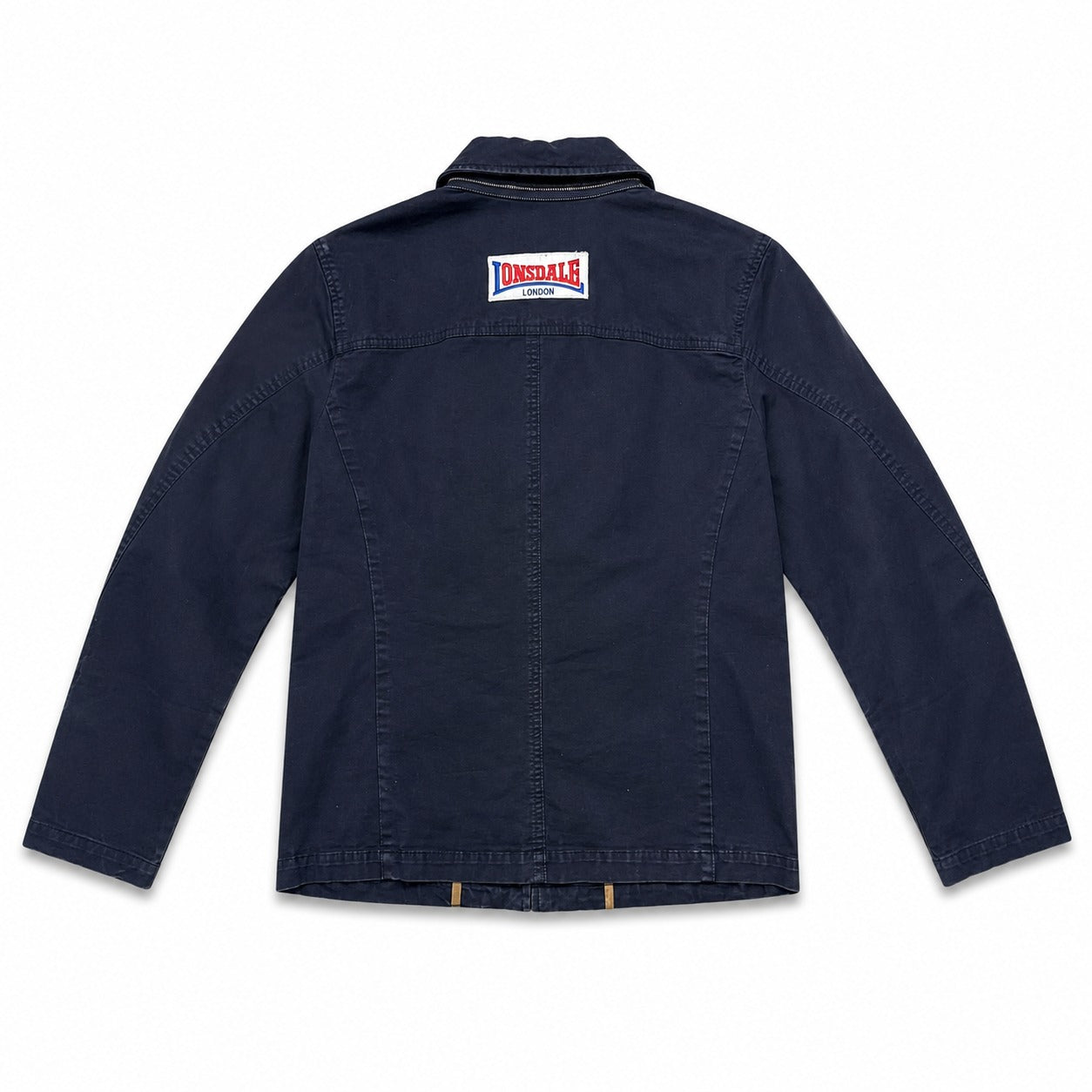 Vintage Navy Graphic Car Coat