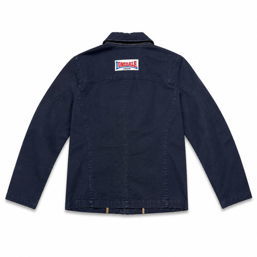 Vintage Navy Graphic Car Coat