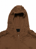 distressed hoodie