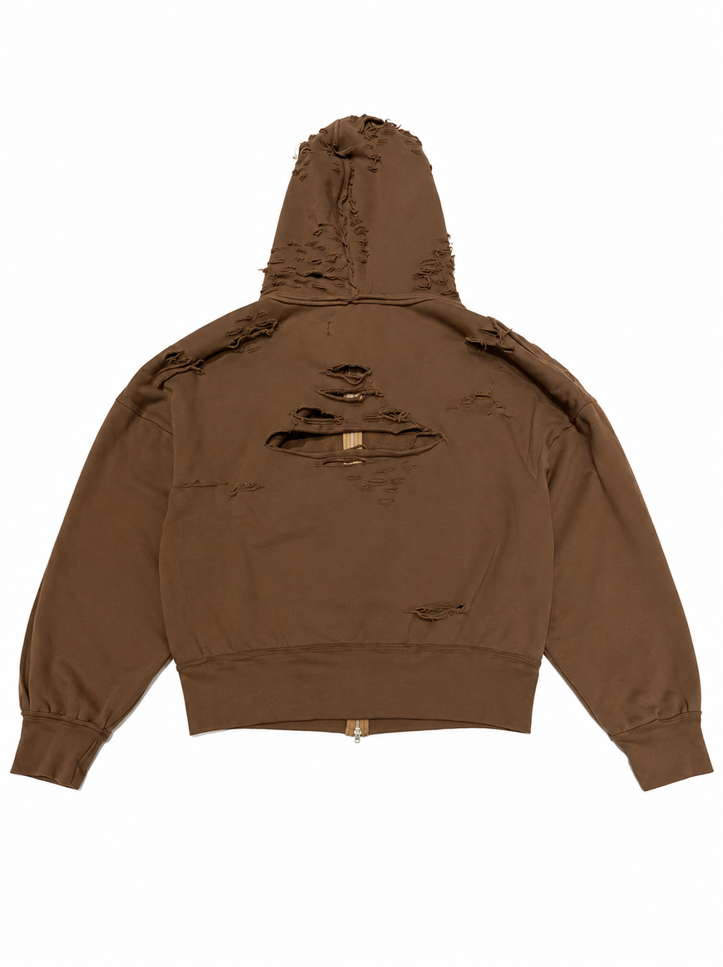 distressed hoodie