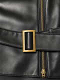 Industrial Wrap Leather Jacket