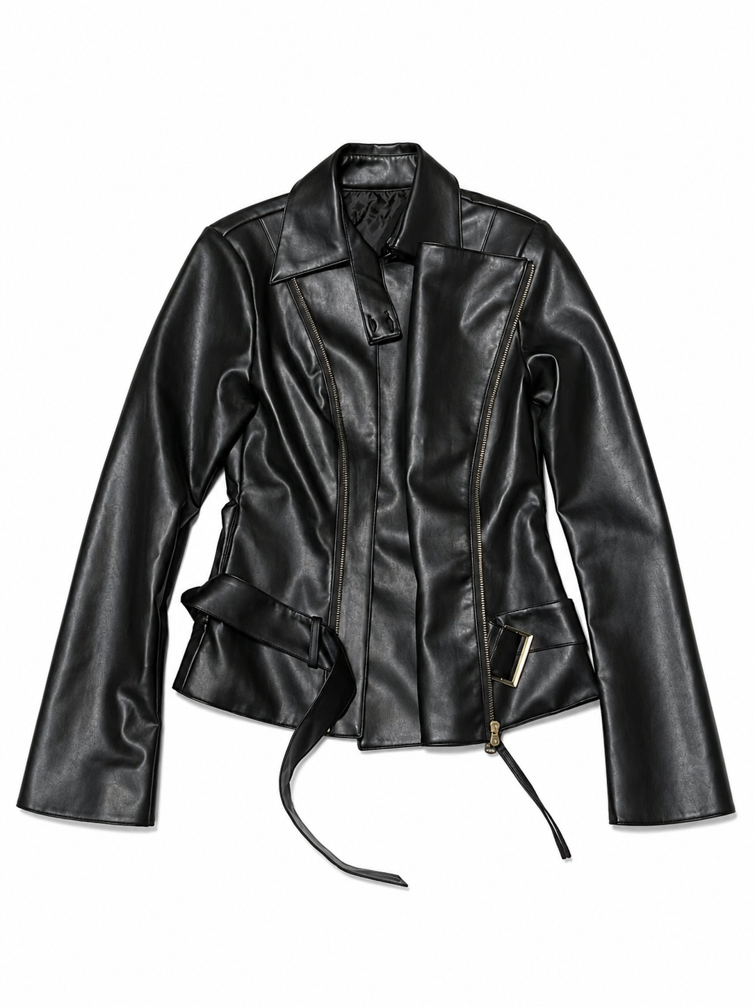 Industrial Wrap Leather Jacket