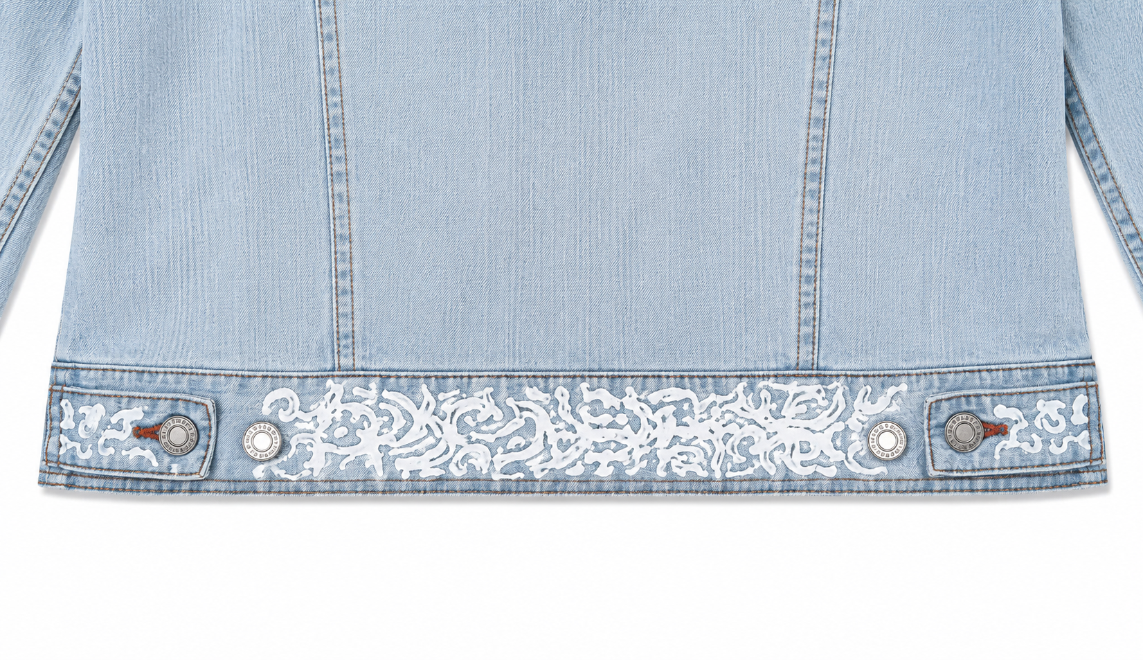 Customed Vintage Tribal Paint Denim Jacket