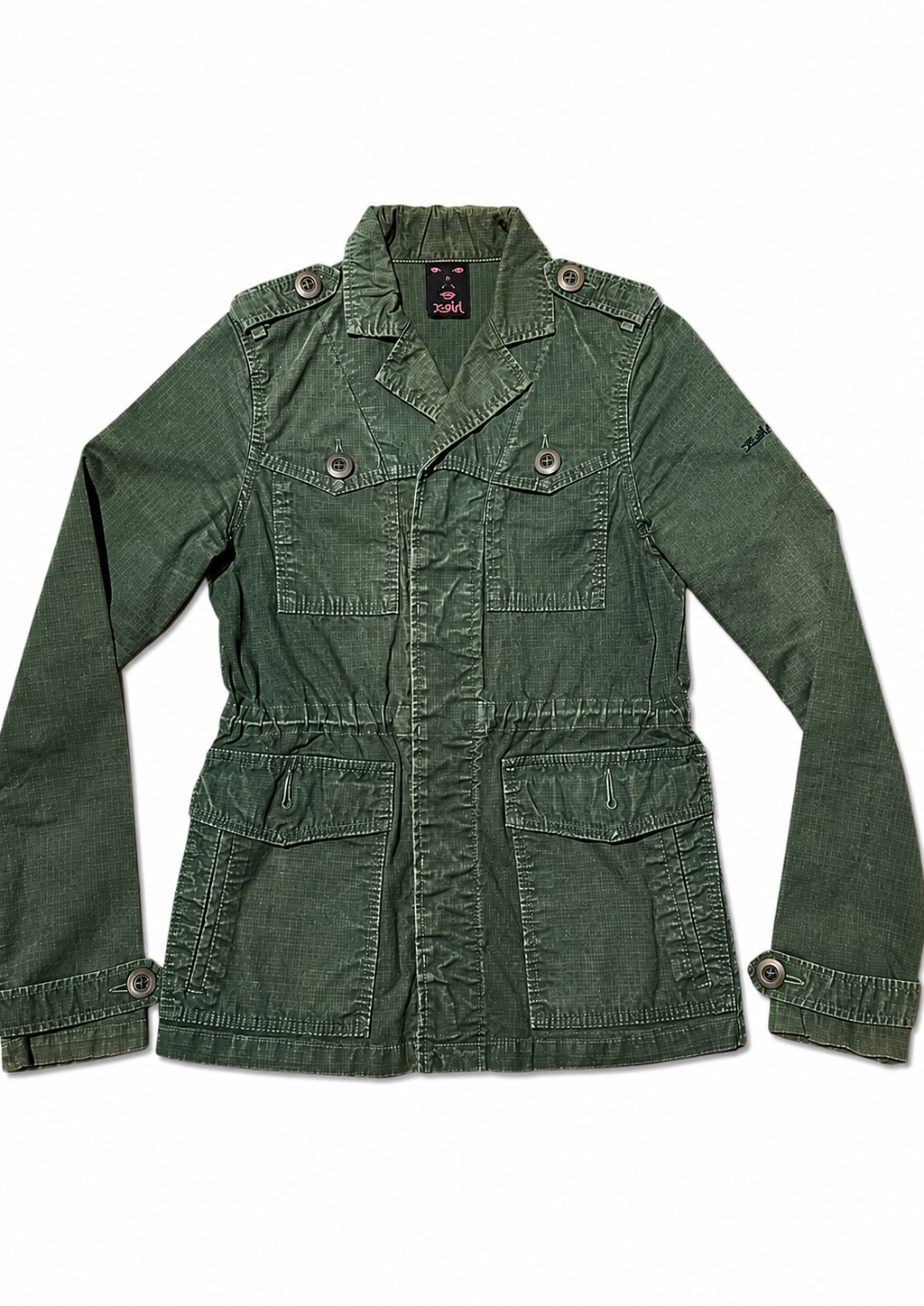 X-girl Olive Field Jacket – Ripstop, Kim Gordon Archive