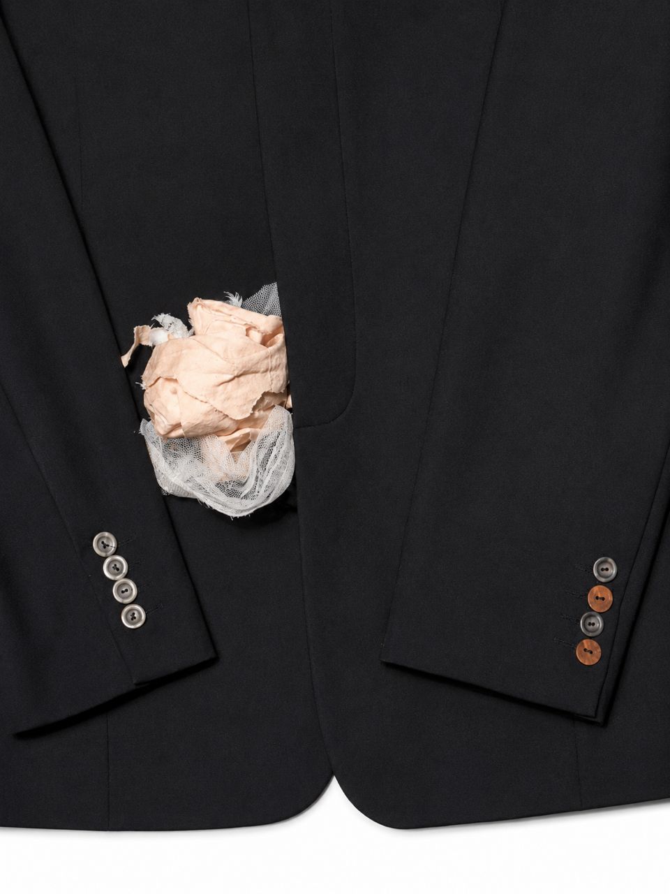 A/W26 Collection with a Mandarin Collar Architectural Seamwork Tailored Coat