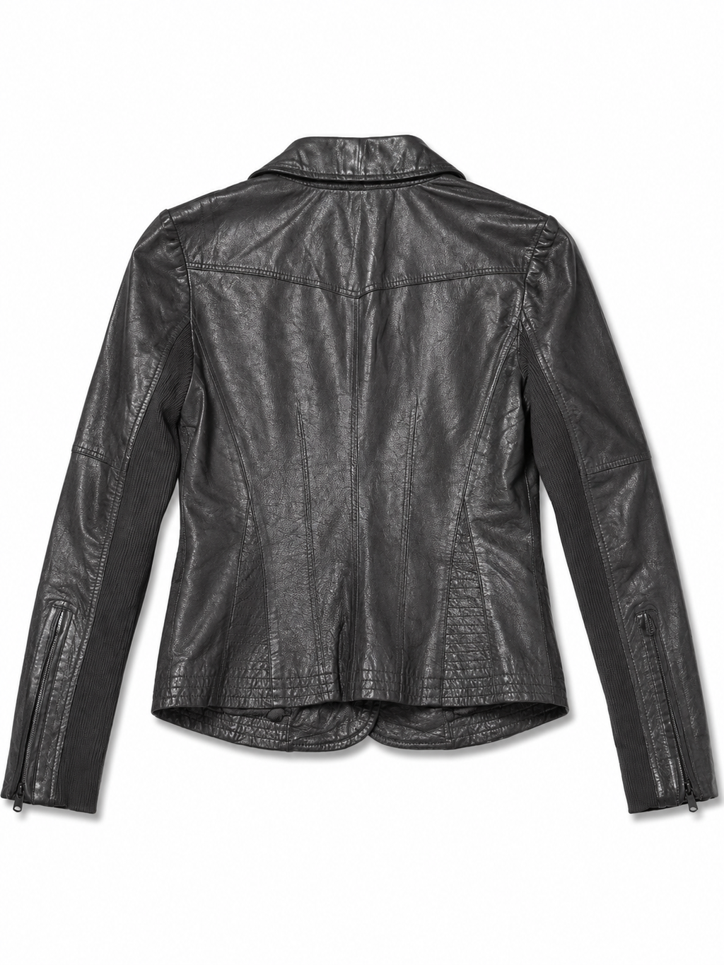 Vero Moda Lambskin Leather Moto Jacket