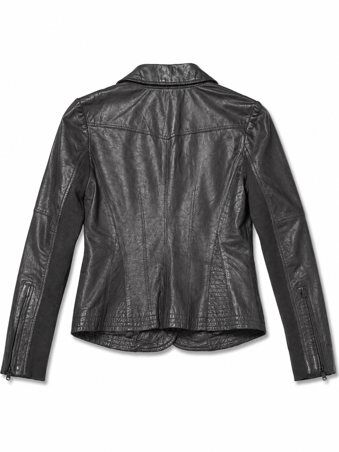 Vero Moda Lambskin Leather Moto Jacket
