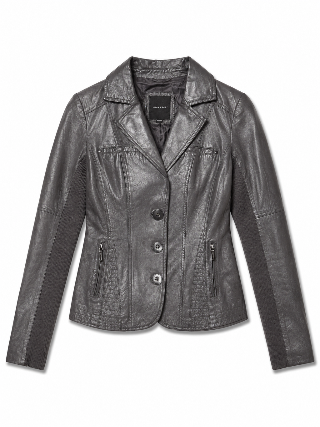 Vero Moda Lambskin Leather Moto Jacket