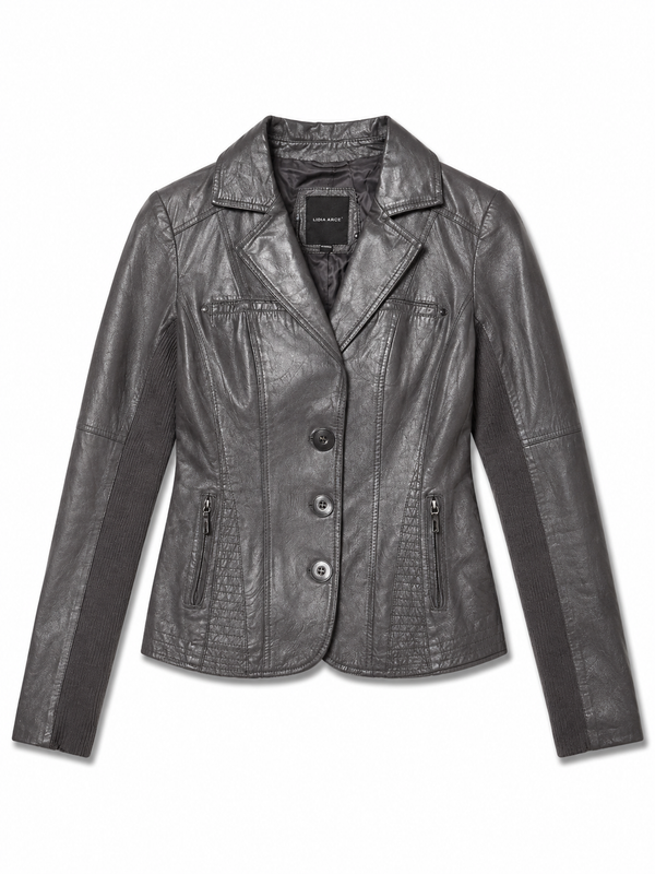 Vero Moda Lambskin Leather Moto Jacket - photo 1