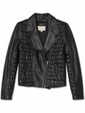 Vero Moda Padded Rockstyle Lambskin Jacket