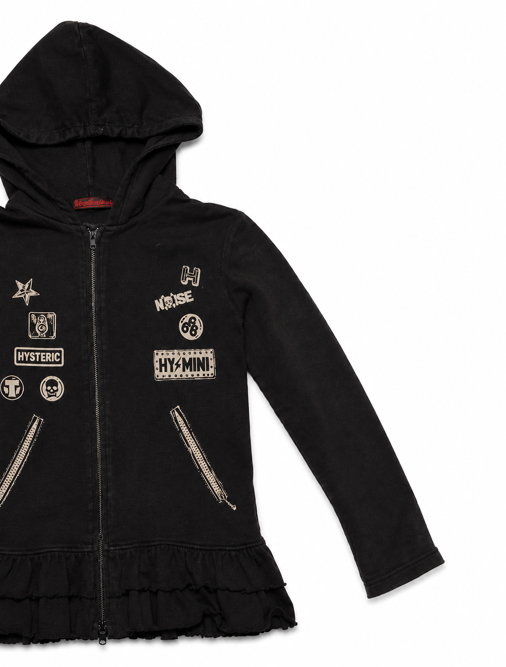 Hysteric Mini Ruffle Zip Hoodie