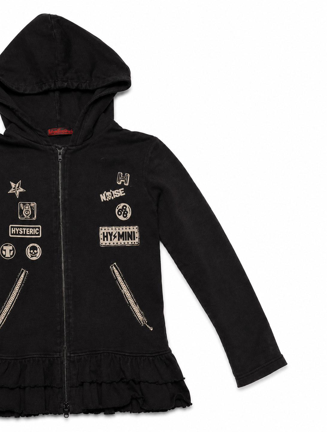 Hysteric Mini Ruffle Zip Hoodie