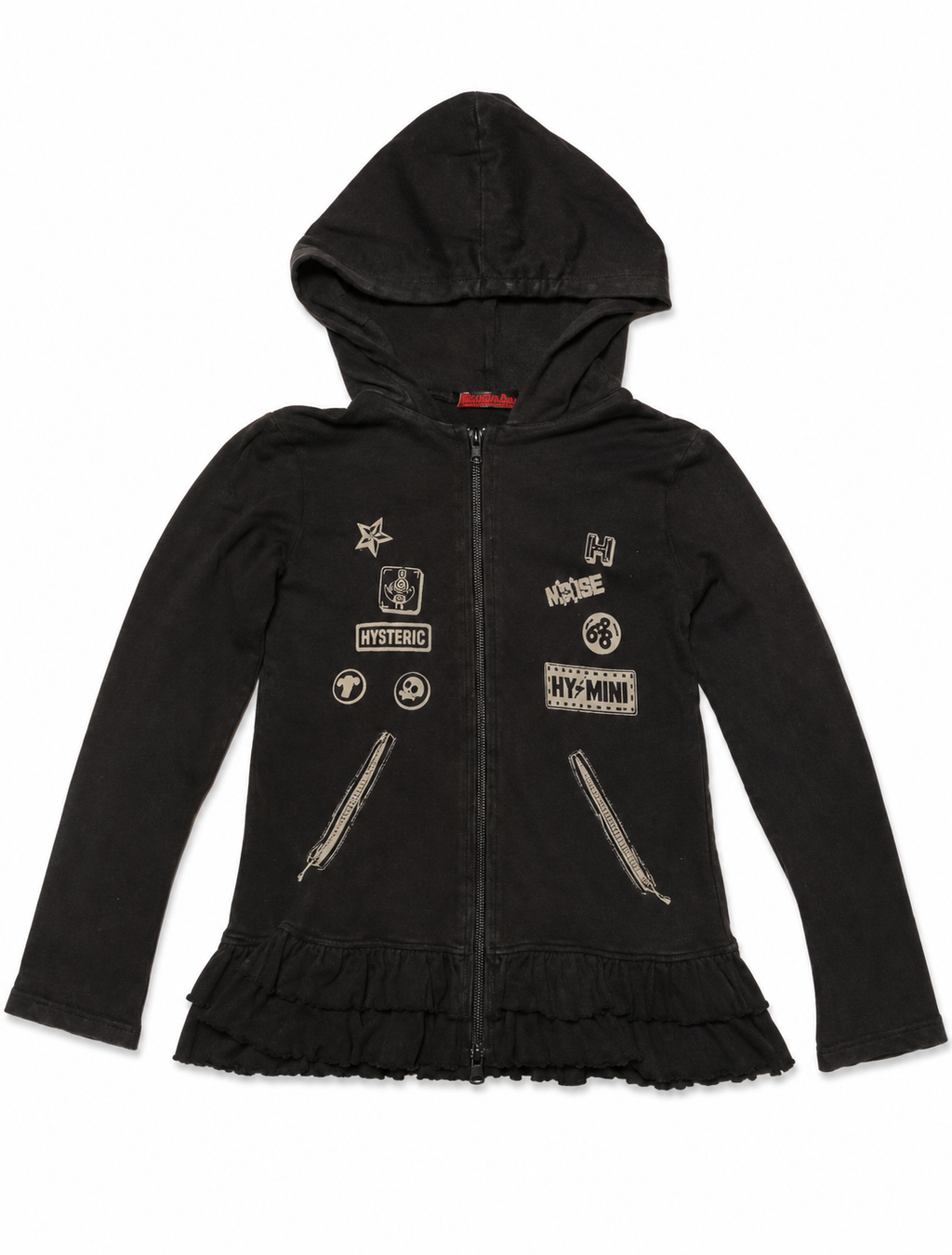 Hysteric Mini Ruffle Zip Hoodie