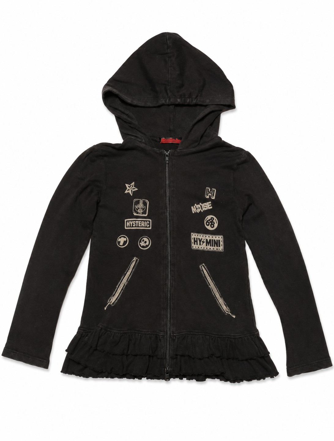 Hysteric Mini Ruffle Zip Hoodie