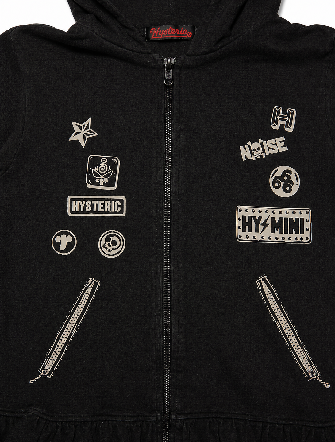 Hysteric Mini Ruffle Zip Hoodie