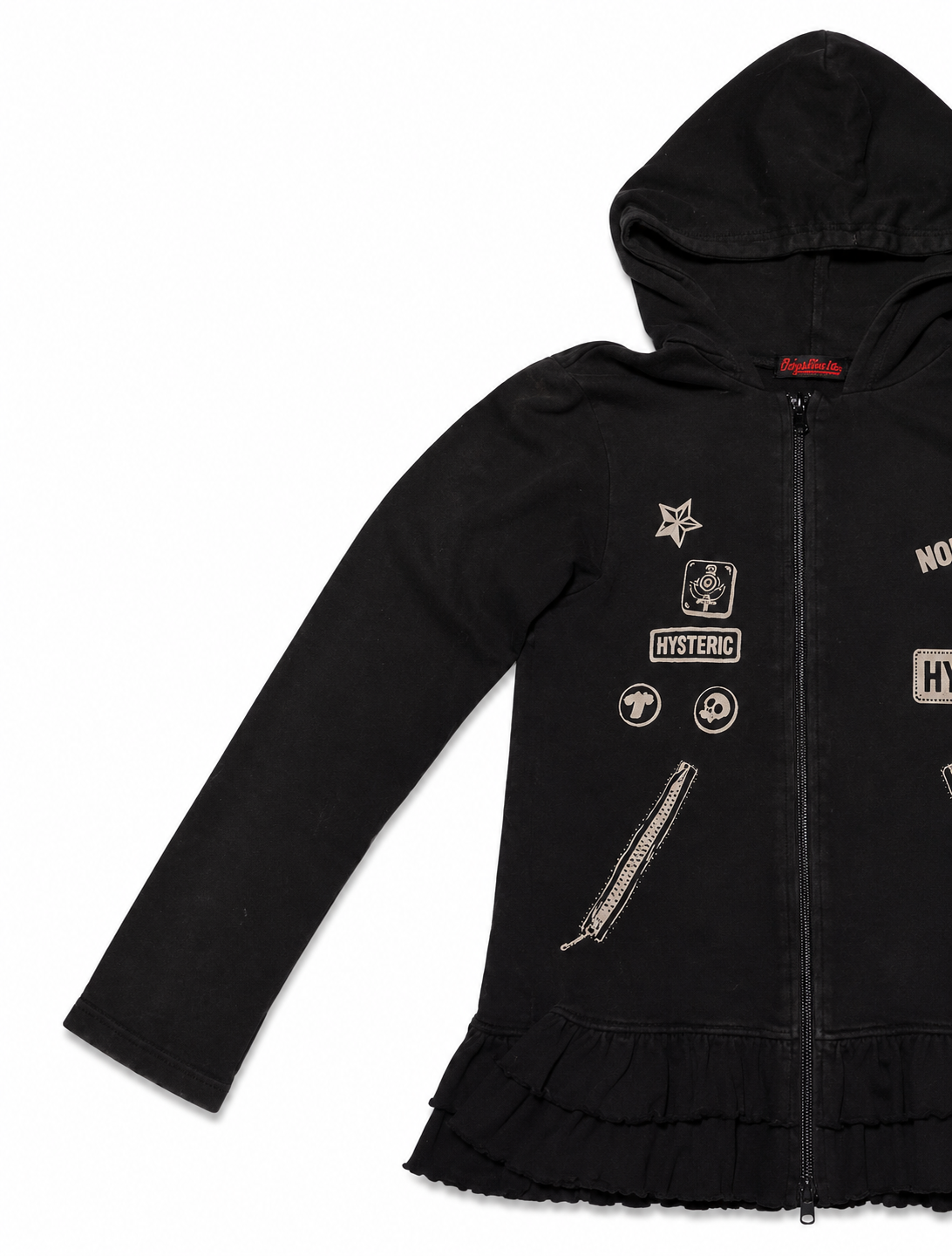 Hysteric Mini Ruffle Zip Hoodie