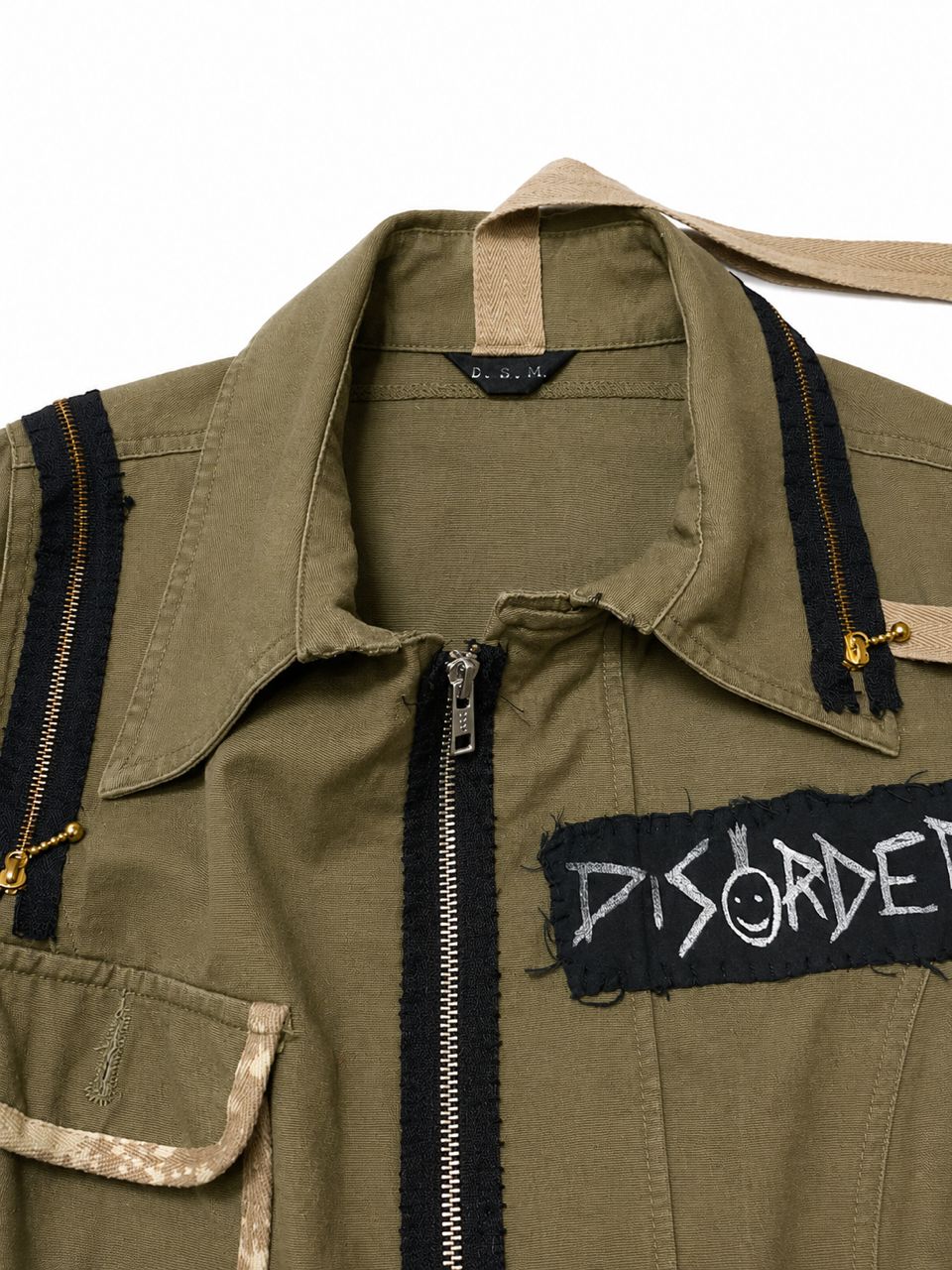 Vintage Patchwork Insurrection Field Jacket
