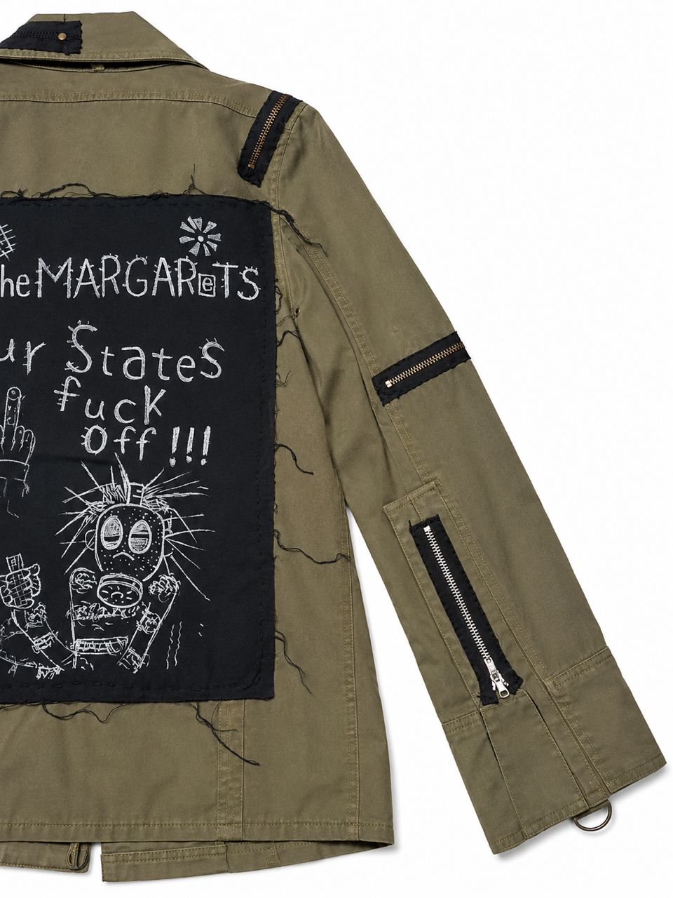 Vintage Patchwork Insurrection Field Jacket