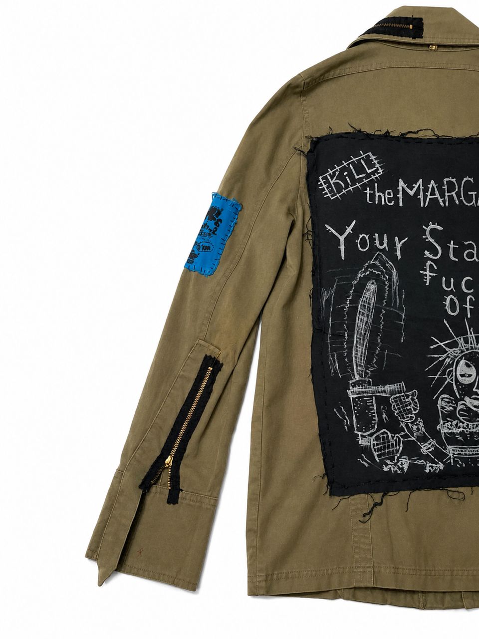 Vintage Patchwork Insurrection Field Jacket