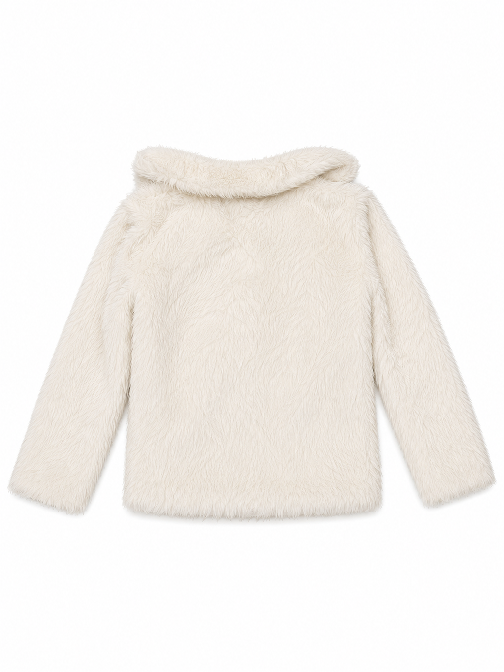 CavariA White Fur Jacket Y2K