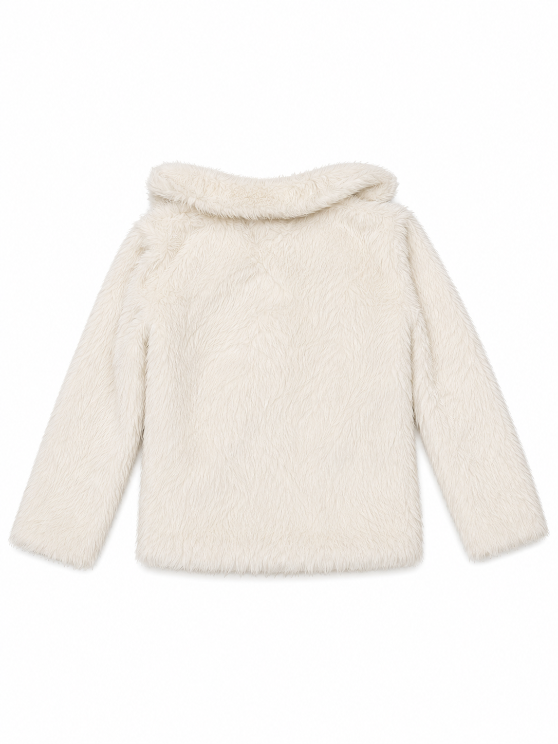 CavariA White Fur Jacket Y2K
