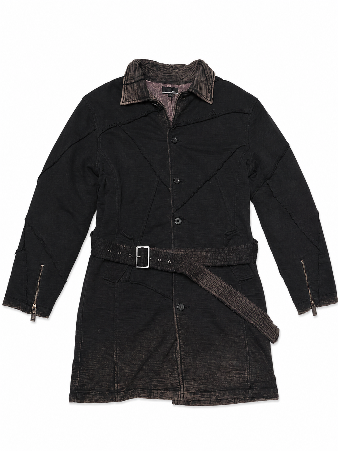 In The Attic Gothic Punk Deconstructed Assymetrical Trench Coat