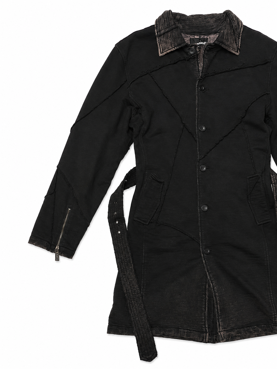 In The Attic Gothic Punk Deconstructed Assymetrical Trench Coat