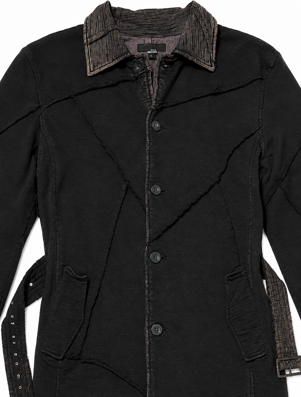 In The Attic Gothic Punk Deconstructed Assymetrical Trench Coat