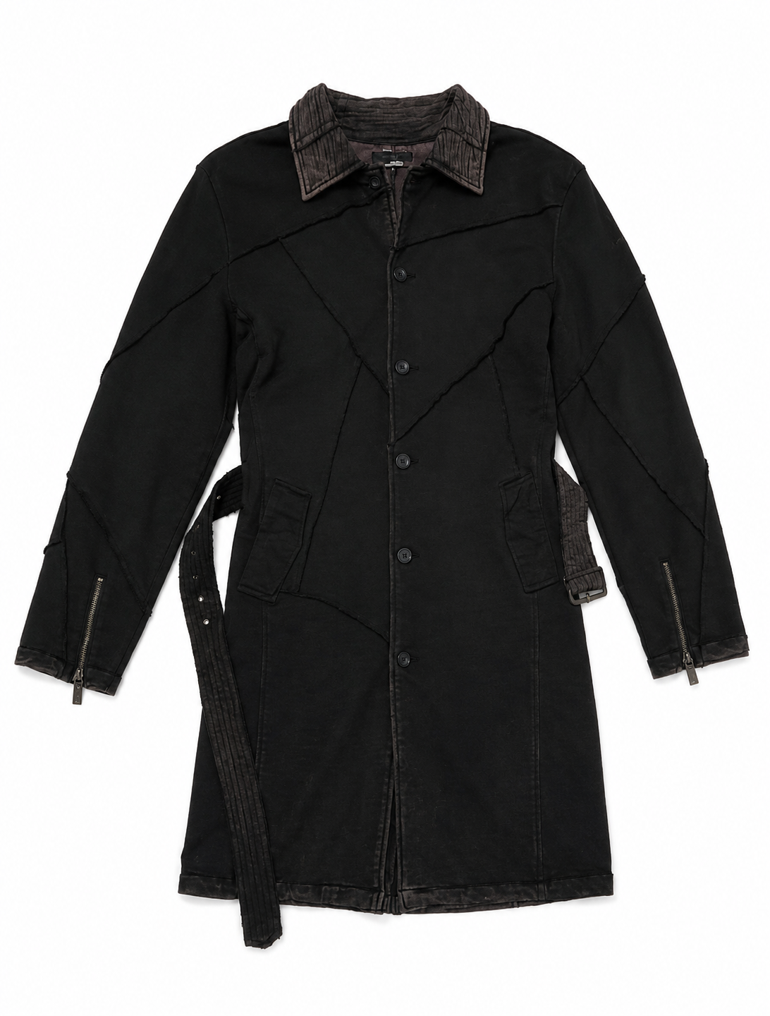 In The Attic Gothic Punk Deconstructed Assymetrical Trench Coat