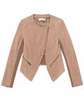 Eclipse Cut Suede Jacket