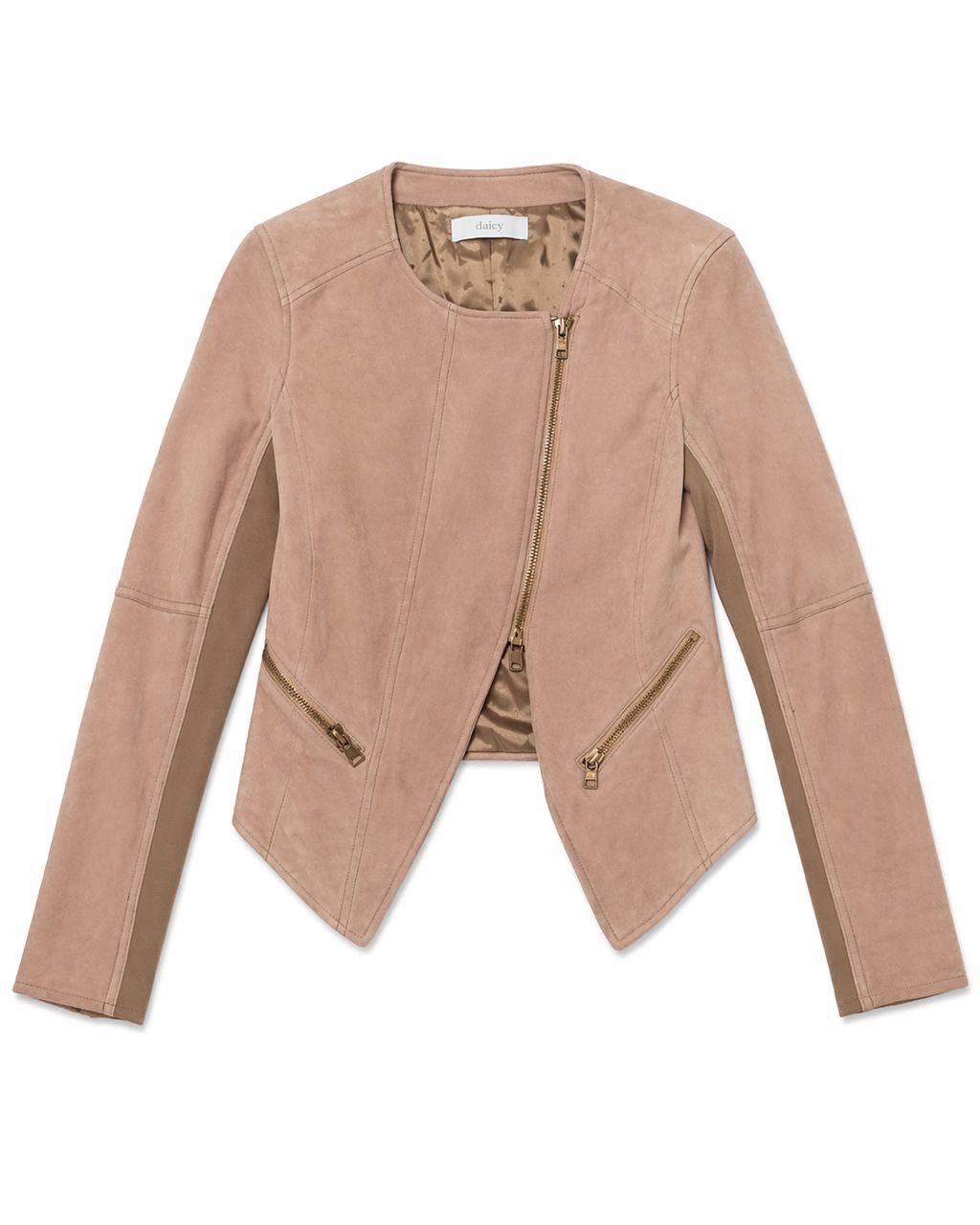 Eclipse Cut Suede Jacket