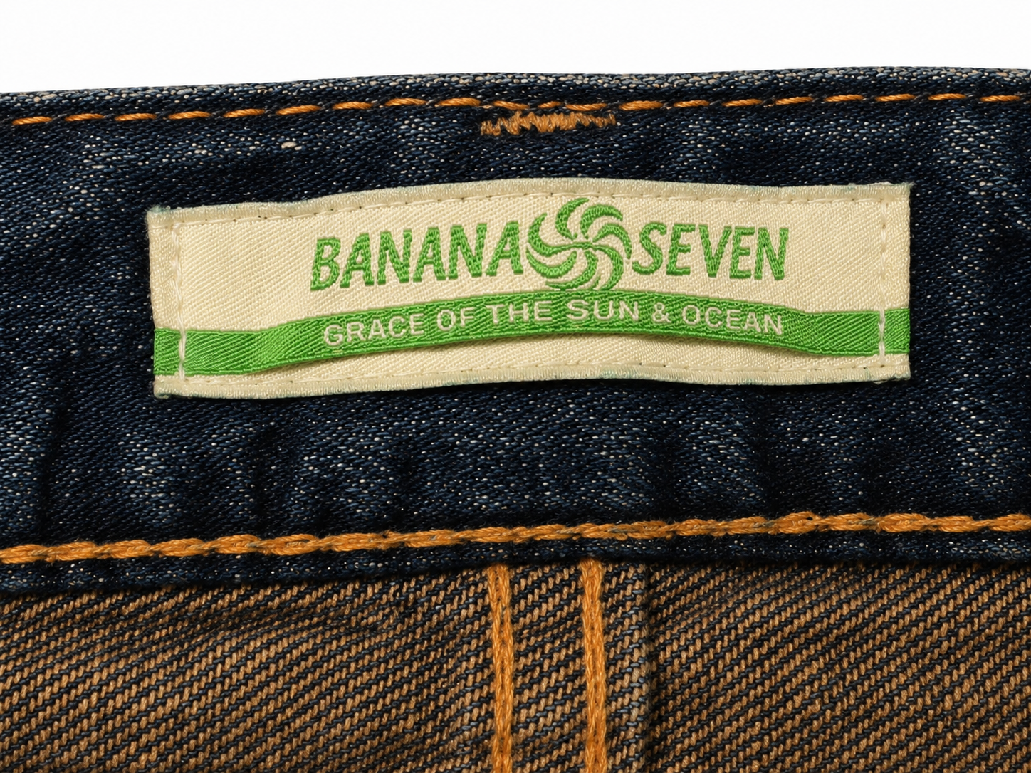 Banana Seven 'Grace of the Sun & Ocean' Low-Rise Flare Jeans