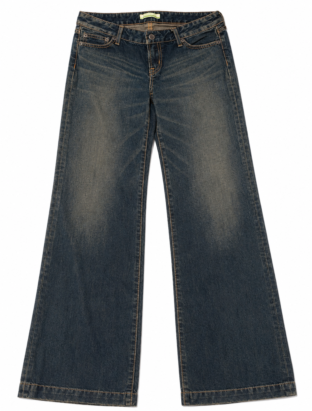 Banana Seven 'Grace of the Sun & Ocean' Low-Rise Flare Jeans