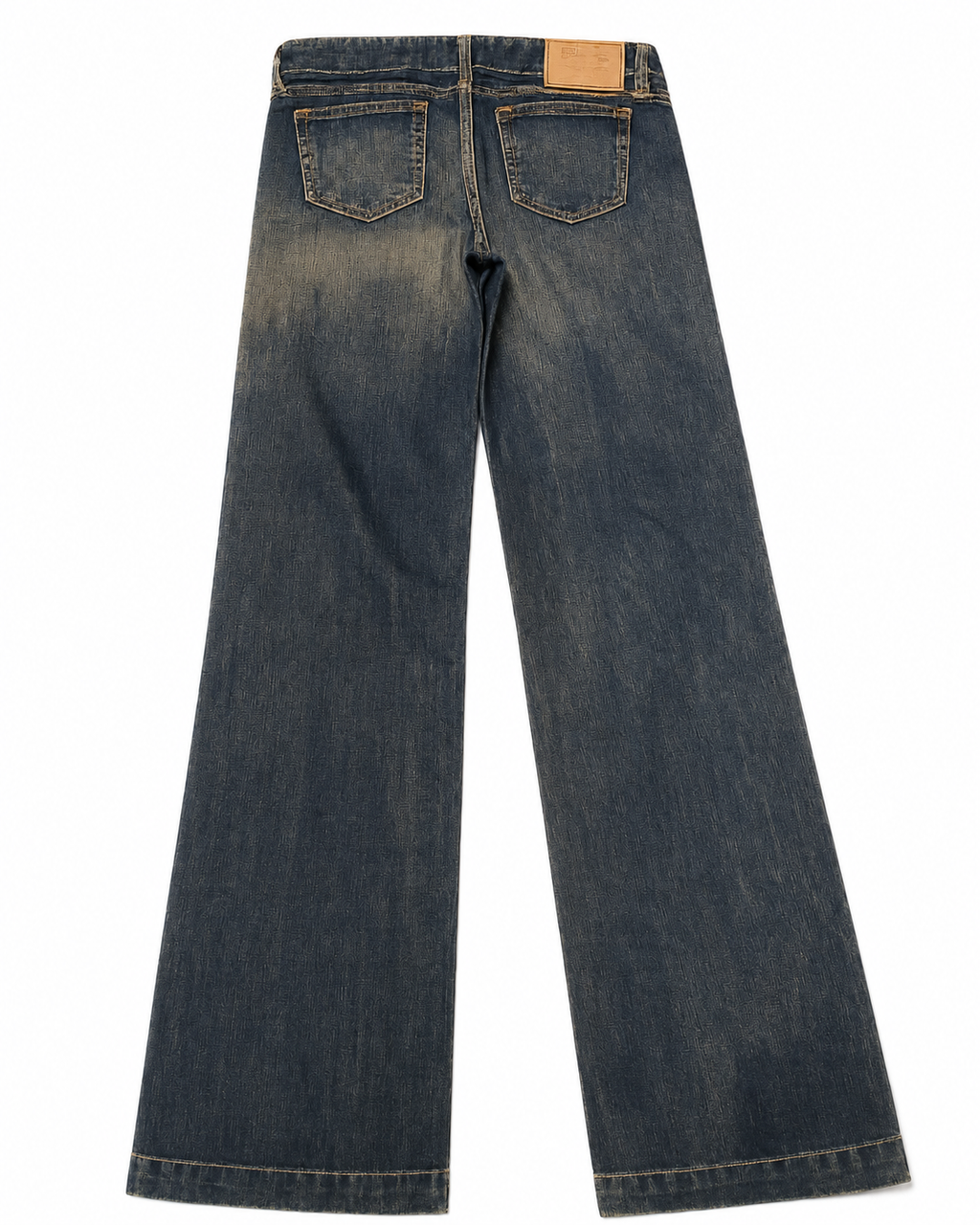 Banana Seven 'Grace of the Sun & Ocean' Low-Rise Flare Jeans