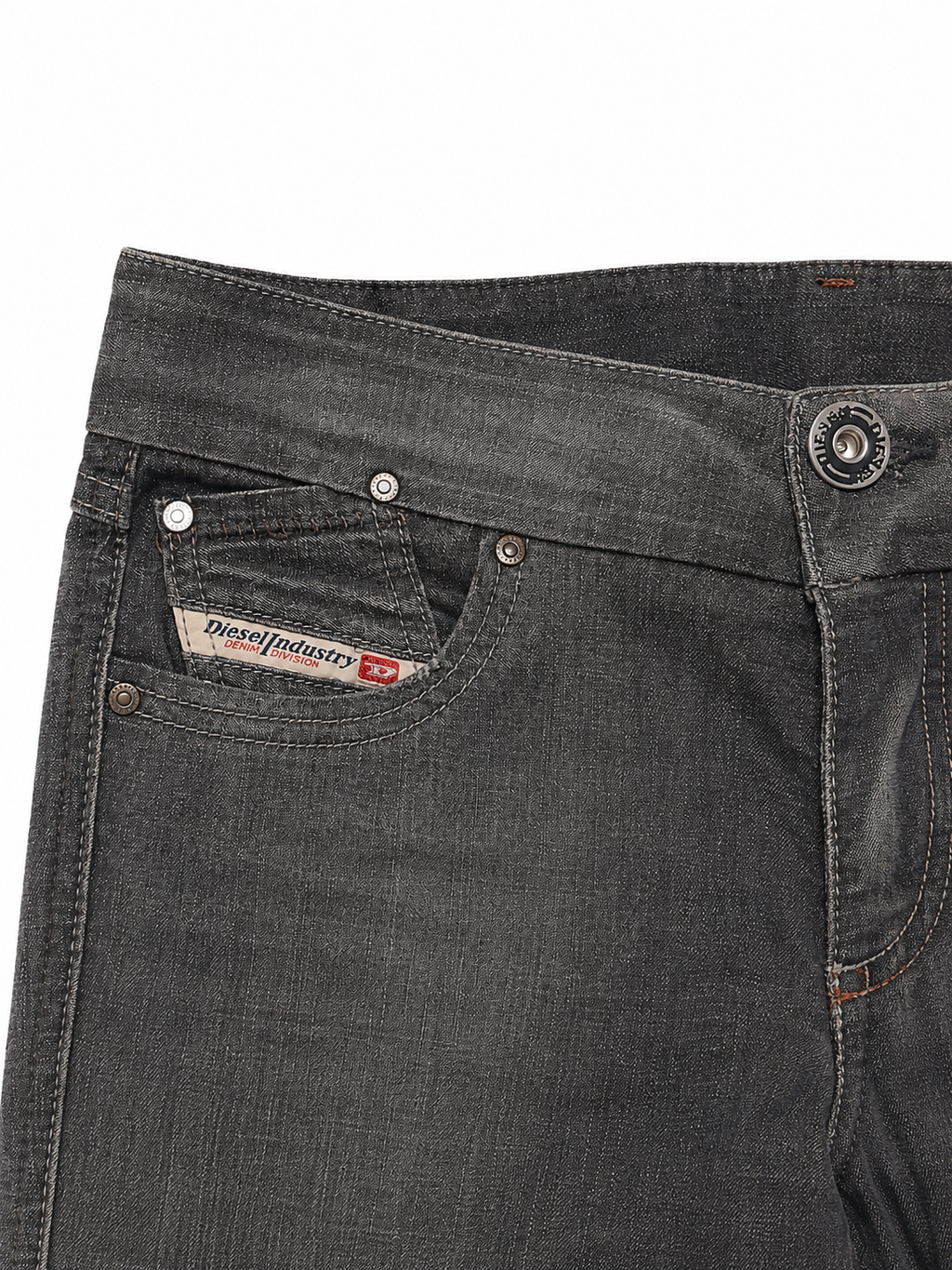 Diesel Industry Faded Black Bootcut Skinny Jeans