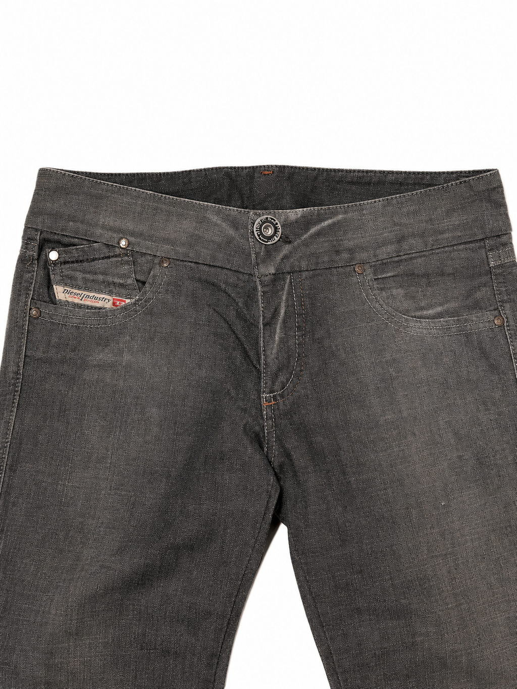 Diesel Industry Faded Black Bootcut Skinny Jeans