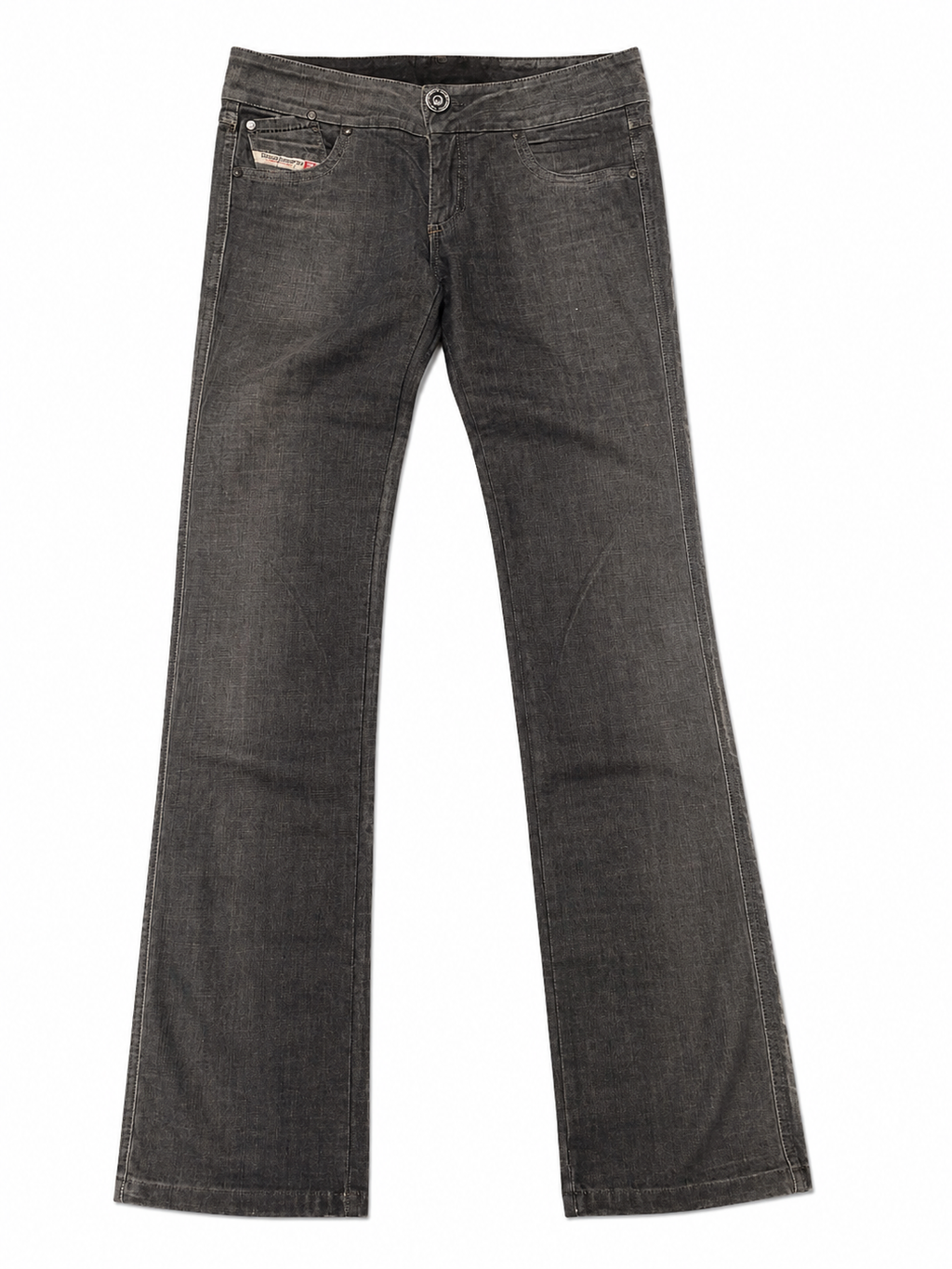 Diesel Industry Faded Black Bootcut Skinny Jeans