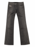 Diesel Industry Faded Black Bootcut Skinny Jeans