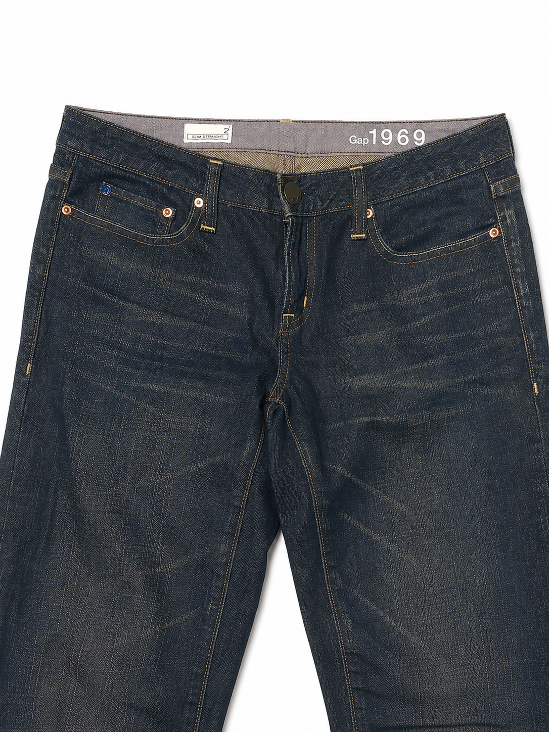 GAP Faded Grey Bootcut Straight Jeans