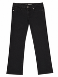Vintage Guess Bootcut – Black, Low-Rise, Inverted Triangle Badge
