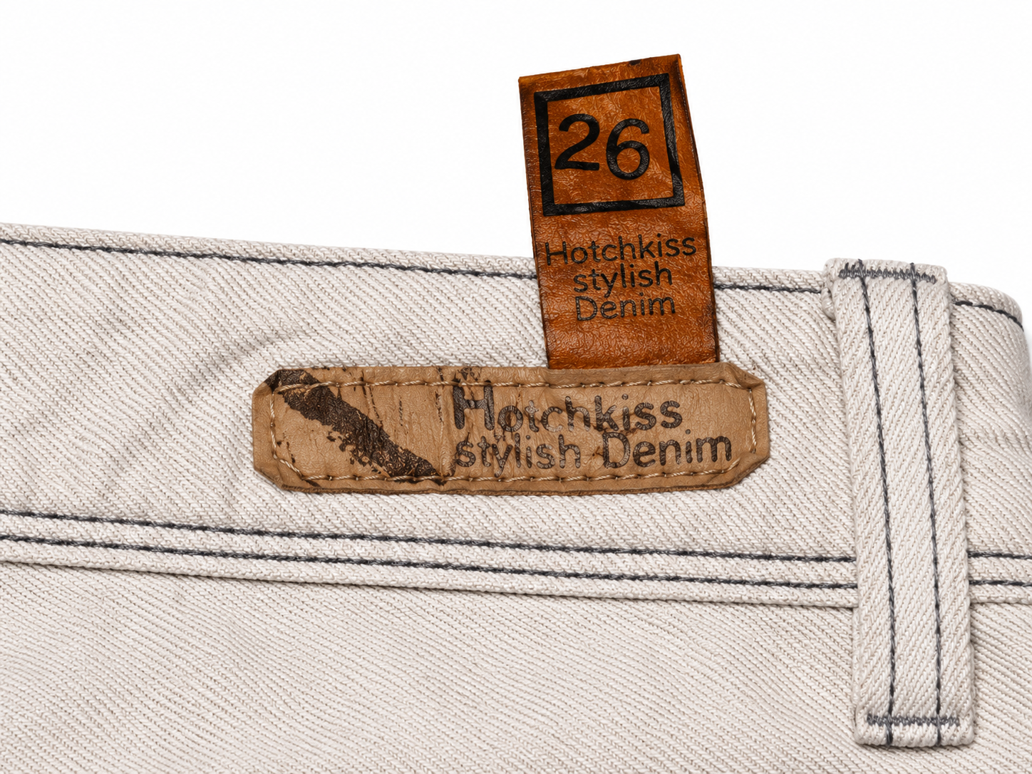 Hotchkiss by JM Low-Rise Flare Jeans – Bleached Ash Denim with Mint Lining