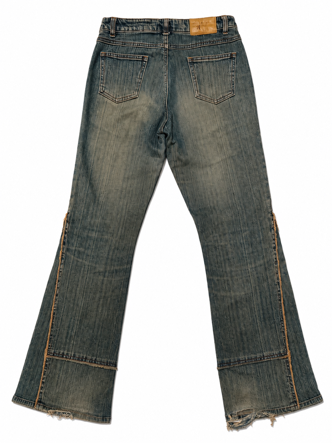 Mer-Kassettcte Flare – Exposed Gusset, Amber Topstitch