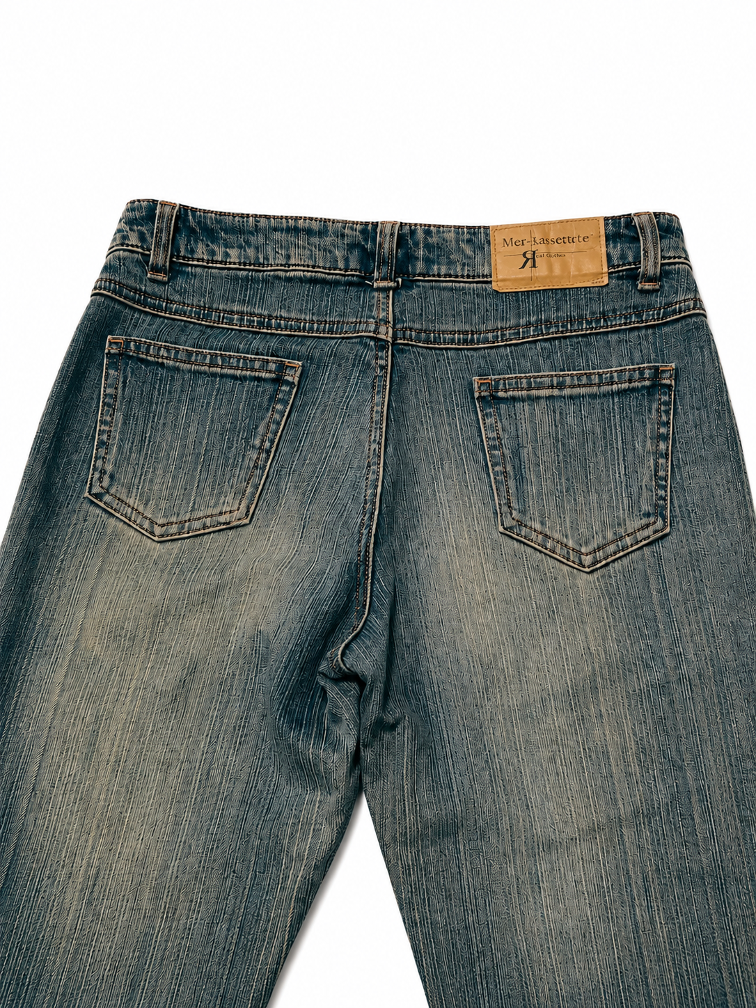 Mer-Kassettcte Flare – Exposed Gusset, Amber Topstitch