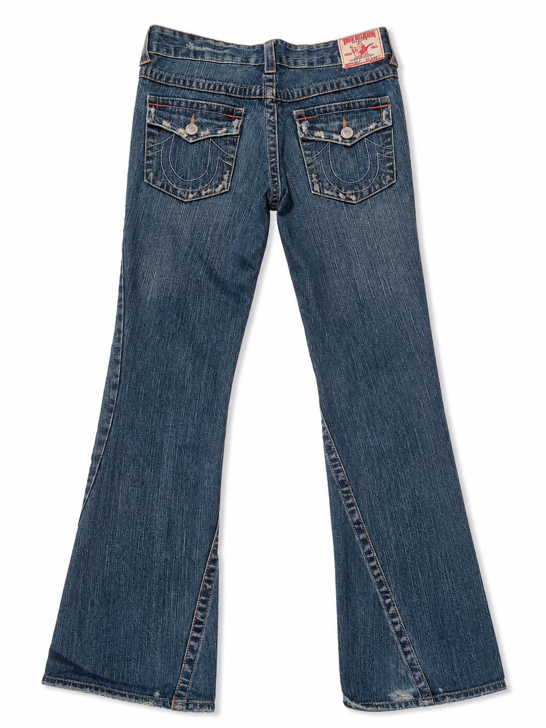 True Religion Cinched Waist Tapered Denim