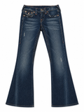 True Religion Distressed Wash Slim Denim