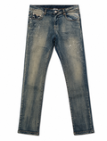 Zara Boys Denim Dept – Paint Splatter, Navy Text Patch