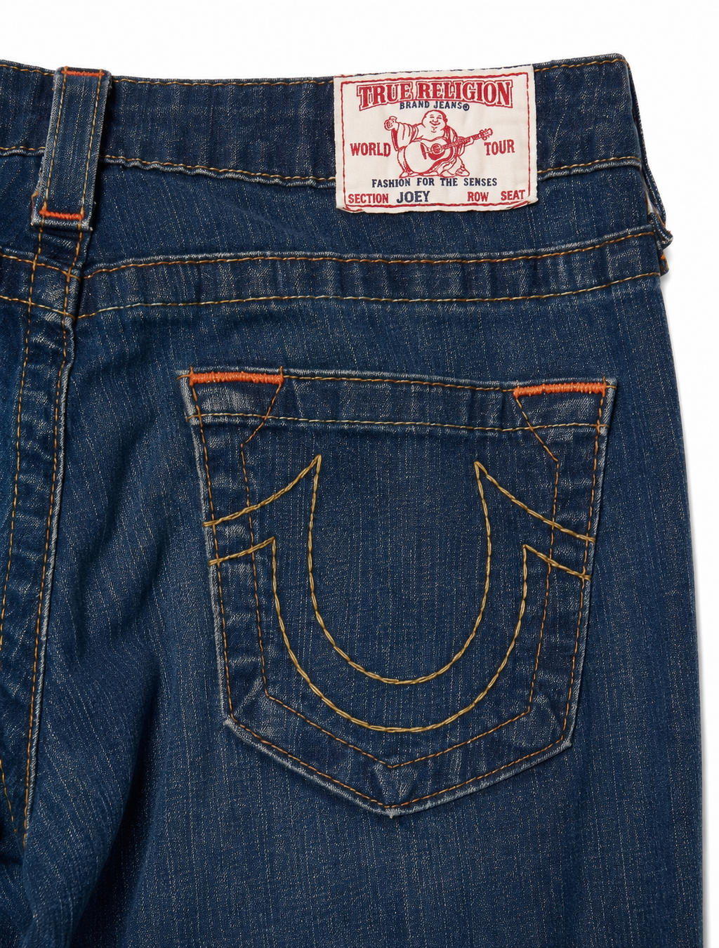 True Religion High-Contrast Washed Denim