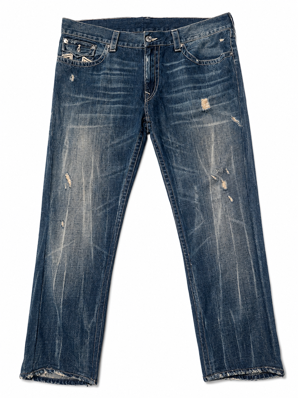 True Religion Archival Wide Leg Denim